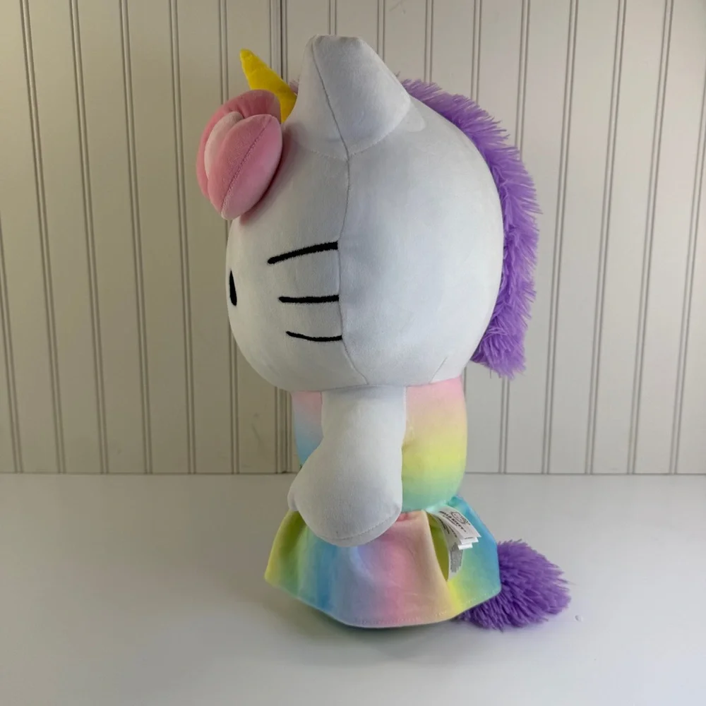 Sanrio Hello Kitty 24” Rainbow‎ 🌈 🦄 Unicorn Plush Doll Large Plush